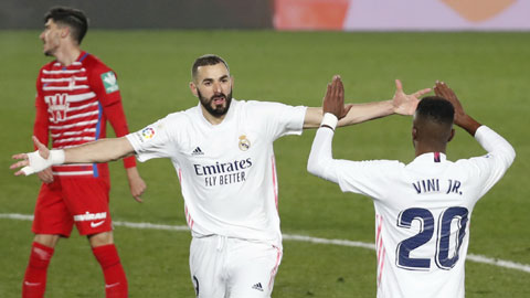 Trực tiếp bóng đá Real Madrid vs Granada: Chấm dứt hy vọng có điểm