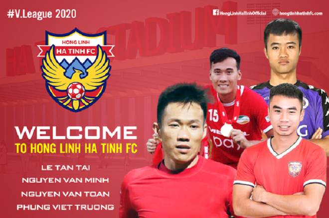 Hồng Lĩnh Hà Tĩnh chốt danh sách cầu thủ dự V.League 2020