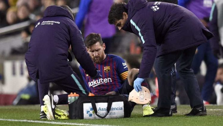Messi bất ngờ gặp chấn thương