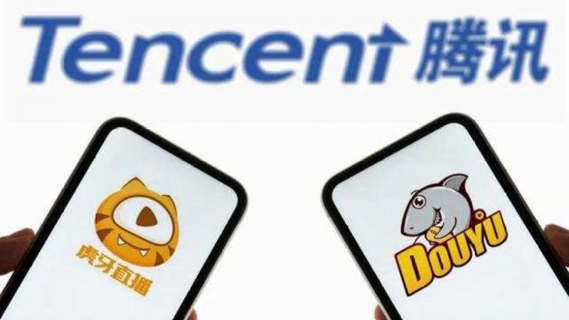 Tencent đã tiến hành sáp nhập 2 công ty HUYA và DOUYU